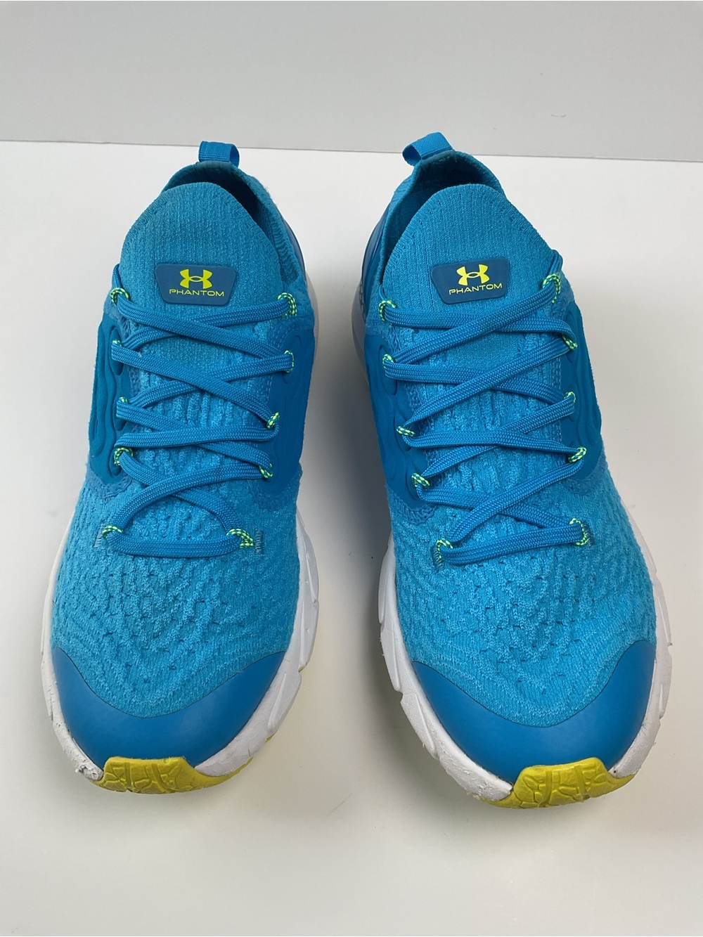 Under Armour Phantom Running Shoes Blue Youth 6Y Fits Women 7.5-8 Athletic - Picture 4 of 10